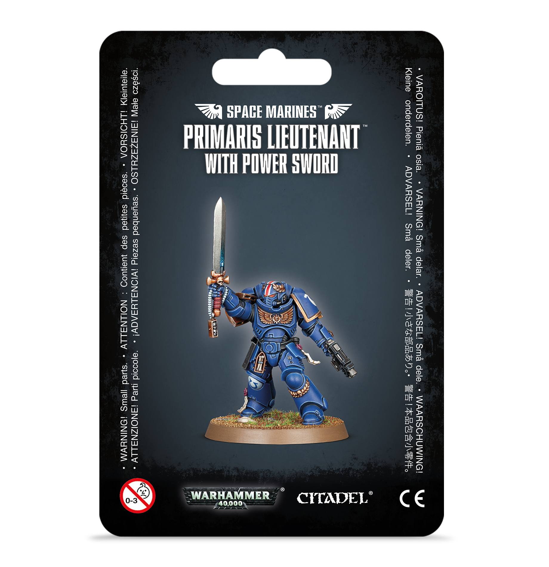 (GW) S/M PRIMARIS LIEUTENANT WITH POWER SWORD