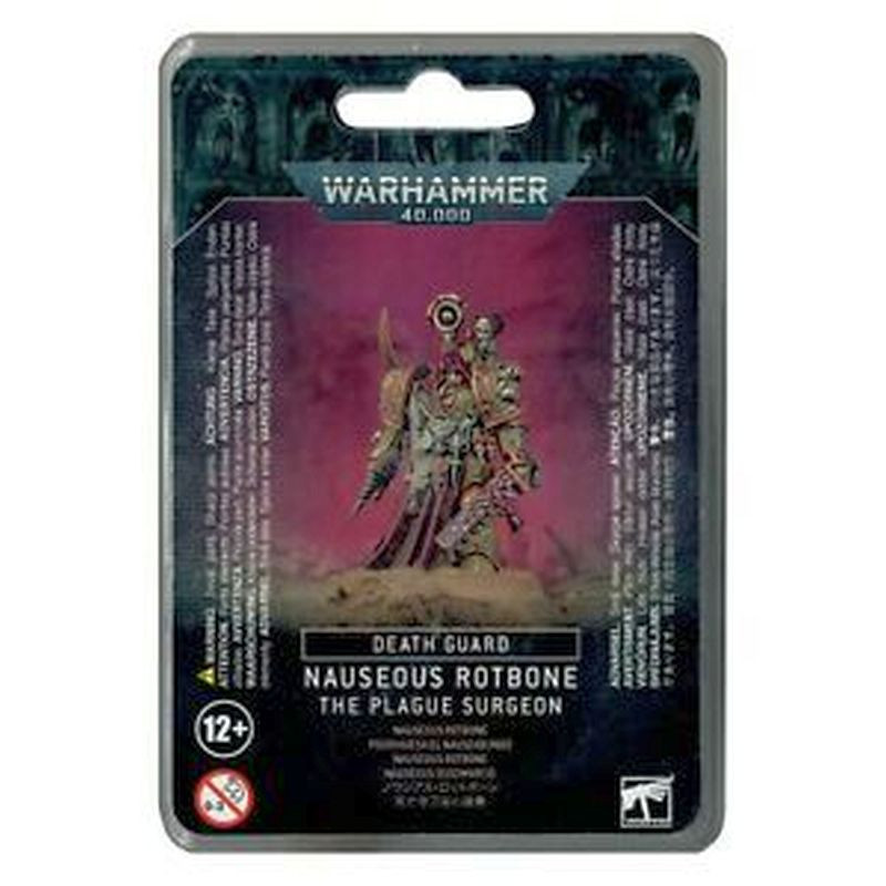 WARHAMMER 40K DEATH GUARD: NAUSEOUS ROTBONE, THE PLAGUE SURGEON