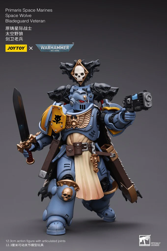 (JOYTOY) Space Wolve Primaris Space Marines Bladeguard Veteran JT2795-1705397941.webp