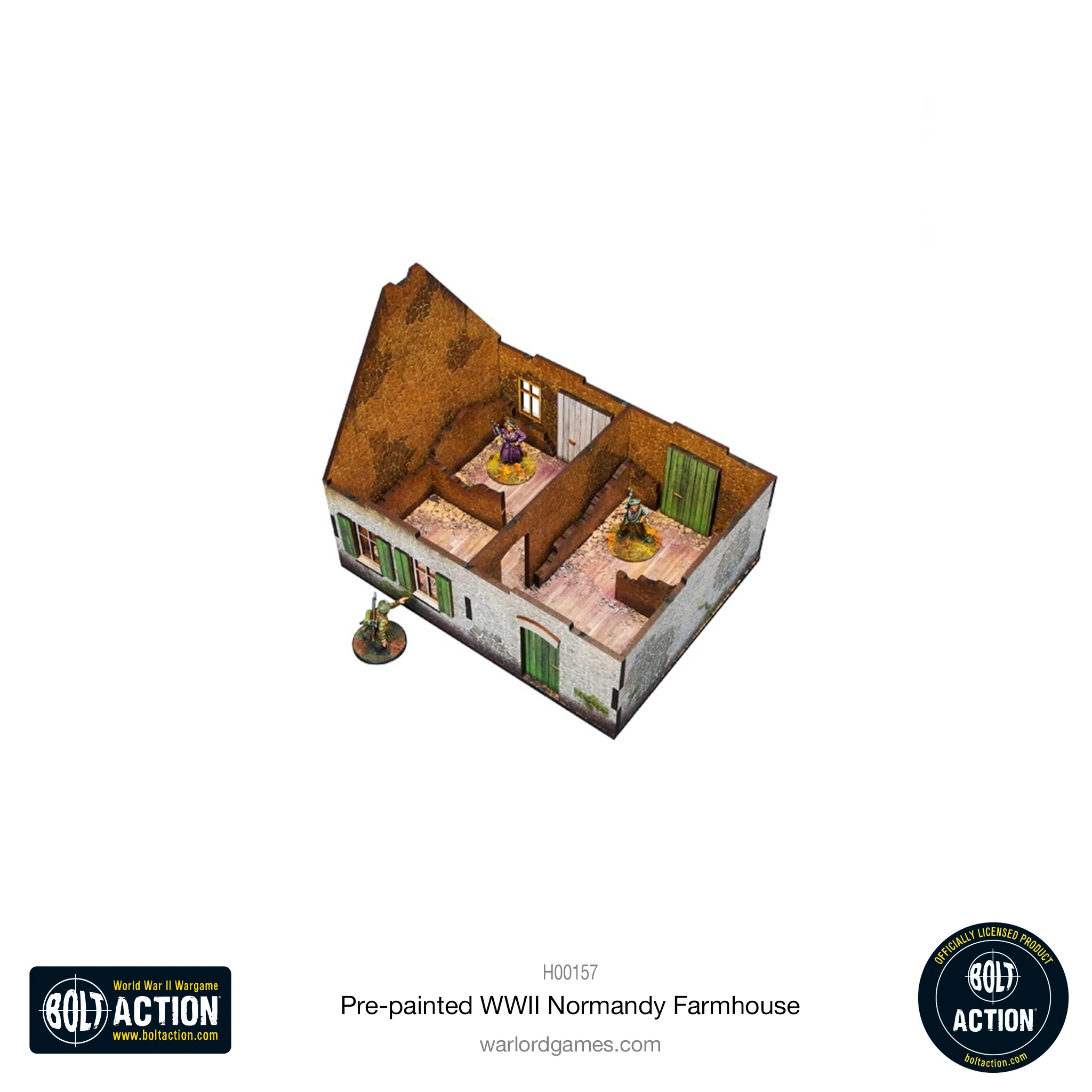 Bolt Action: Pre-painted WWII Normandy Farmhouse-1711114576-yUsgk.webp