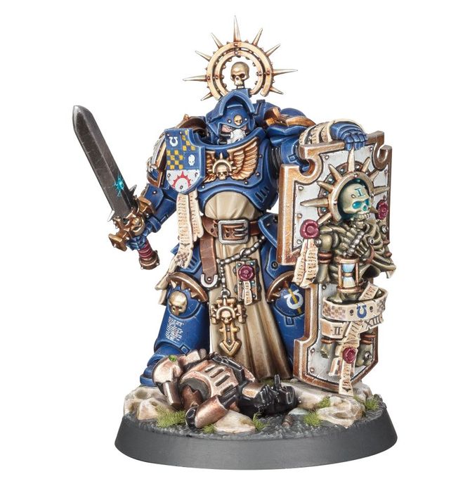 (DIRECT) Space Marines Captain with Relic Shield/Storm Shield