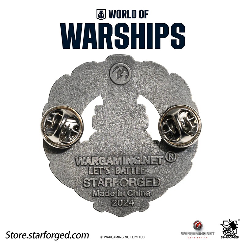 (STARFORGED) World of Warships Achievements Commemorative Pin Brooch Badge -  Kraken Unleashed!-1754137482-KXAwm.jpg